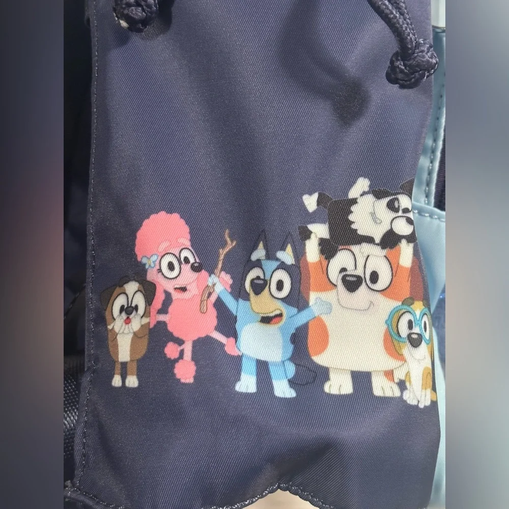 Bluey Scenic Backpack With Bluey Plush NWT